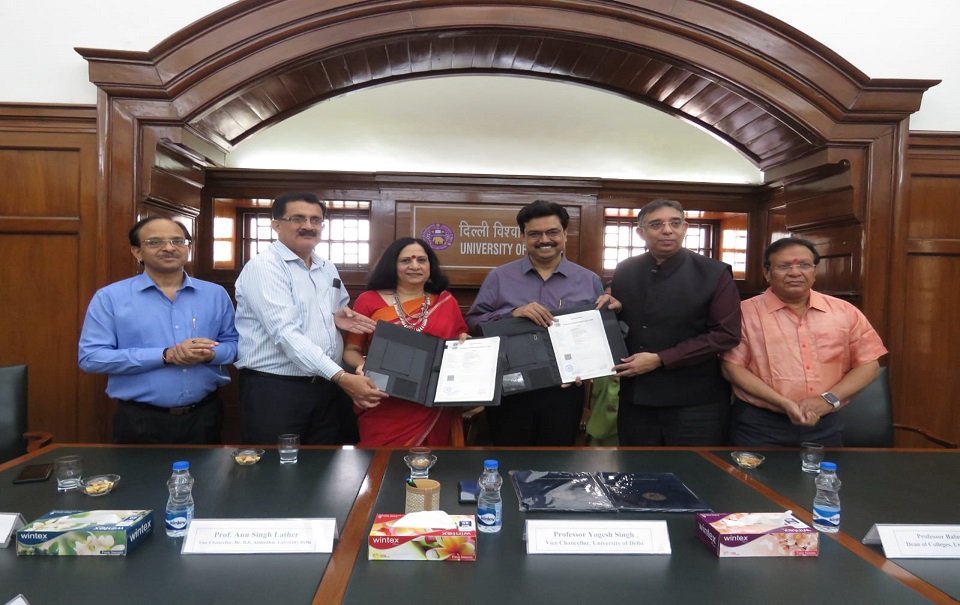 MOU Signing with University of Delhi